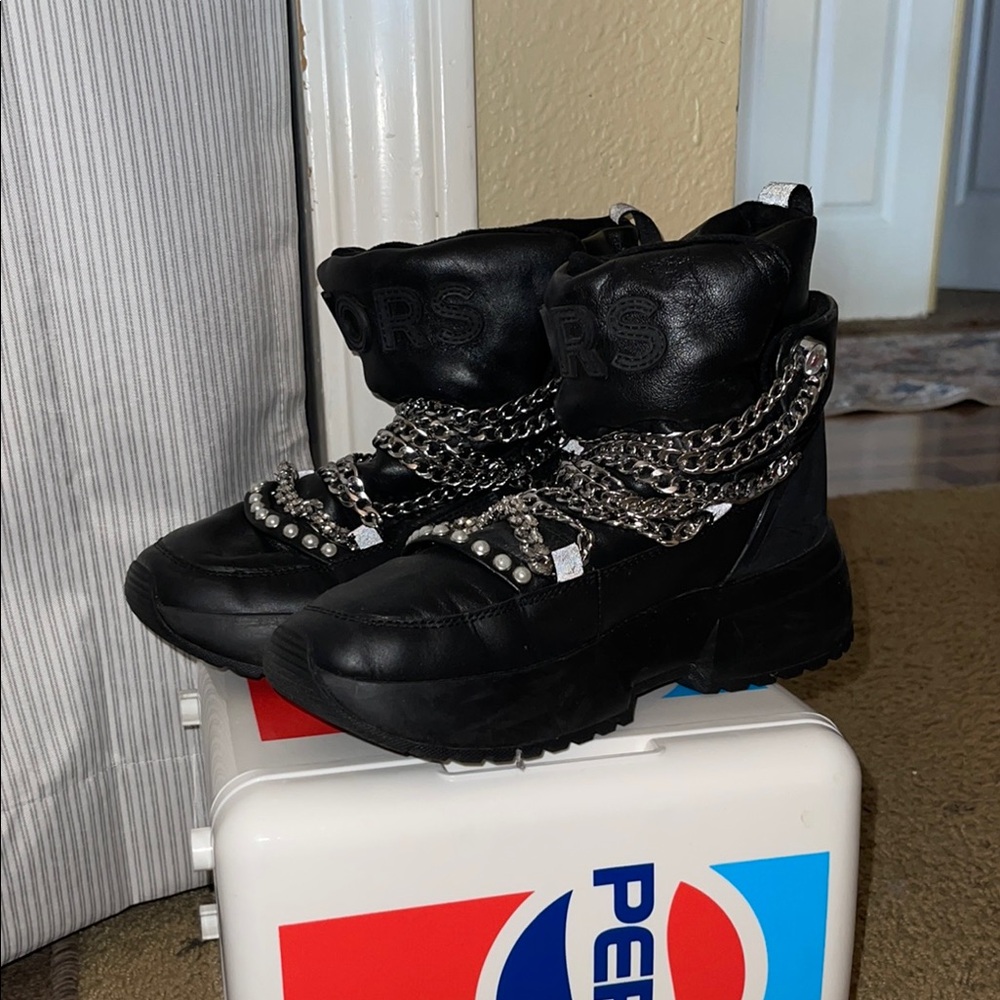 MICHAEL KORS Chain-Embellished Women's Boots